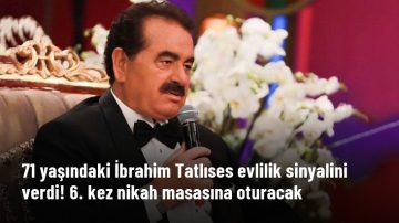 İbrahim Tatlıses 6. nikahın sinyalini verdi: Her an evlenebilirim