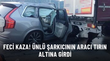 Tan Taşçı ve menajeri Burdur’un Bucak ilçesinde trafik kazası geçirdi